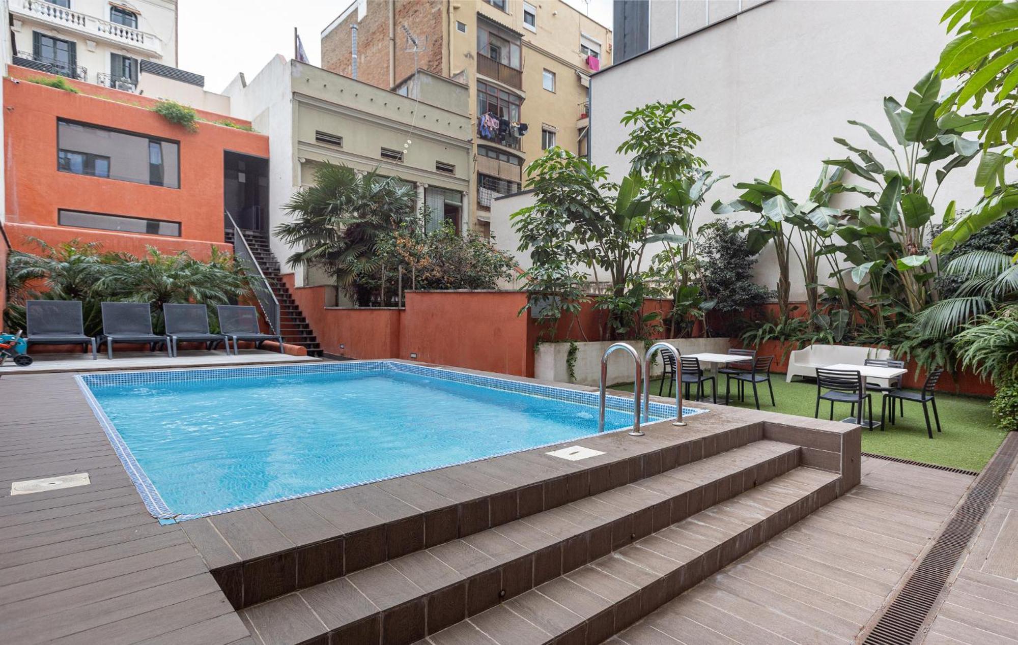 バルセロナEnjoybcn Patio De Galaアパートメント エクステリア 写真