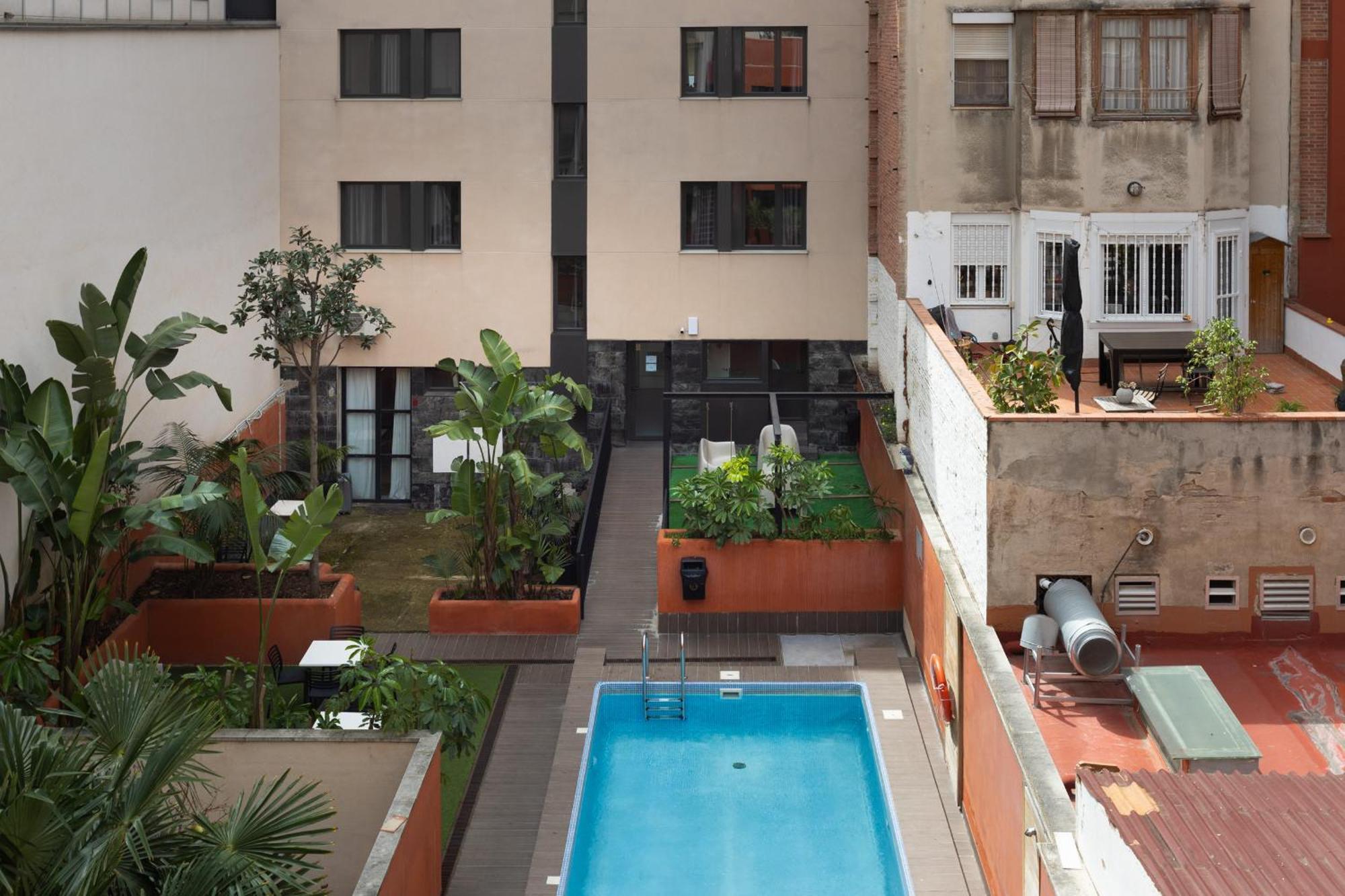 バルセロナEnjoybcn Patio De Galaアパートメント エクステリア 写真